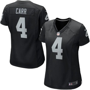 Derek Carr Las Vegas Raiders Nike Womens Game Jersey - Black