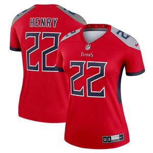 Derrick Henry Tennessee Titans Womens Inverted Legend Jersey - Red Nfl