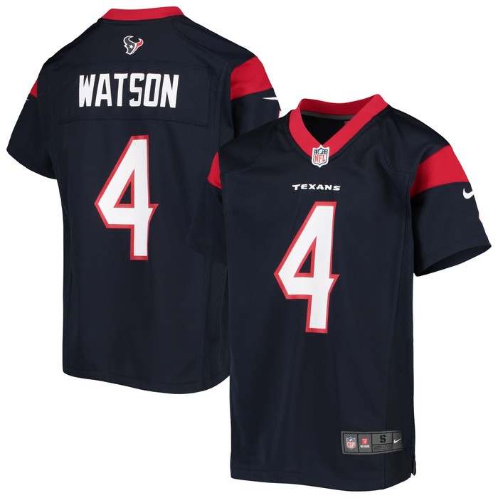 Deshaun Watson Houston Texans Player Game Jersey - Navy Nfl - Cocomos