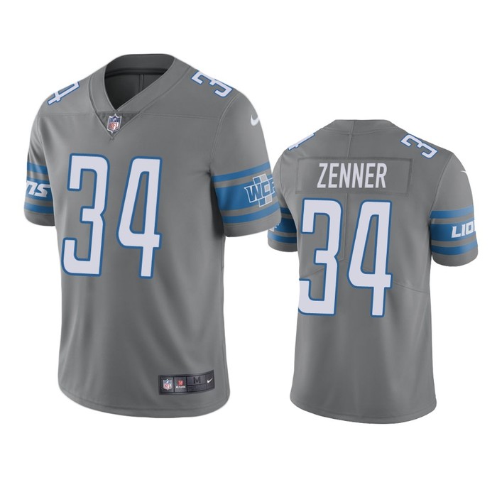 Detroit Lions Zach Zenner Gray Nike Color Rush Limited Jersey