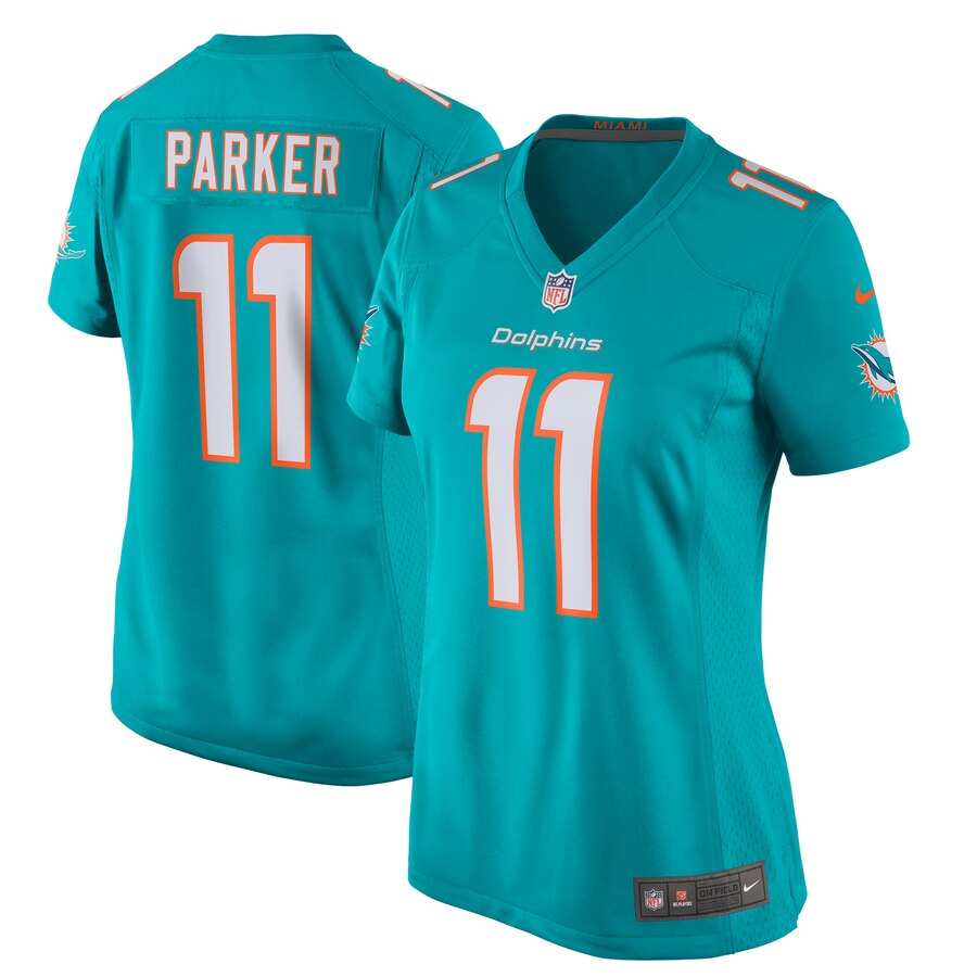 Devante Parker Miami Dolphins Nike Womens New 2018 Game Jersey - Aqua - Cocomos