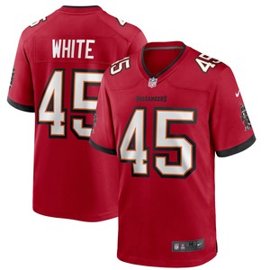 Devin White Tampa Bay Buccaneers Player Game Jersey Red Nfl