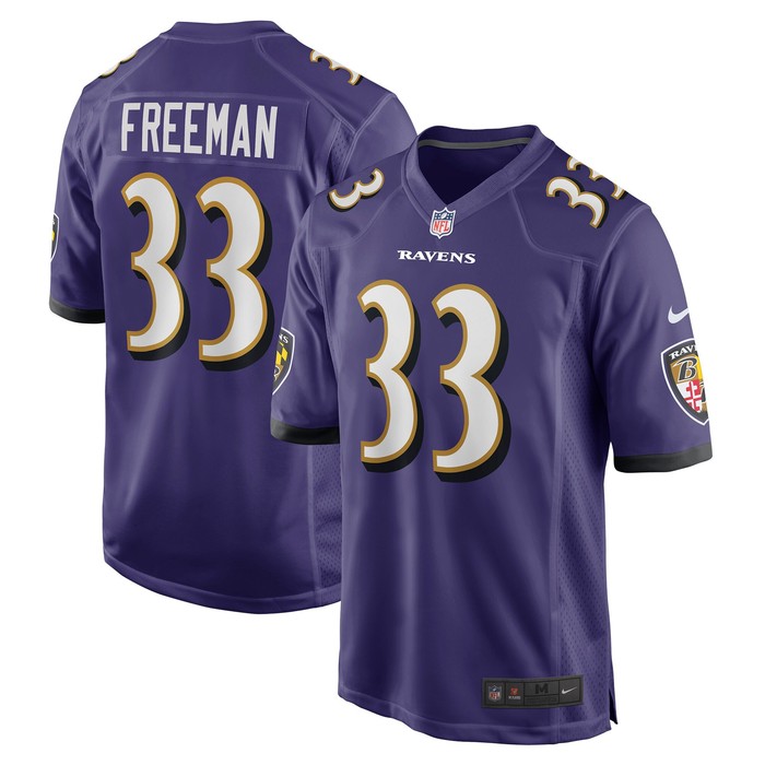 Devonta Freeman Baltimore Ravens Game Jersey - Purple Nfl