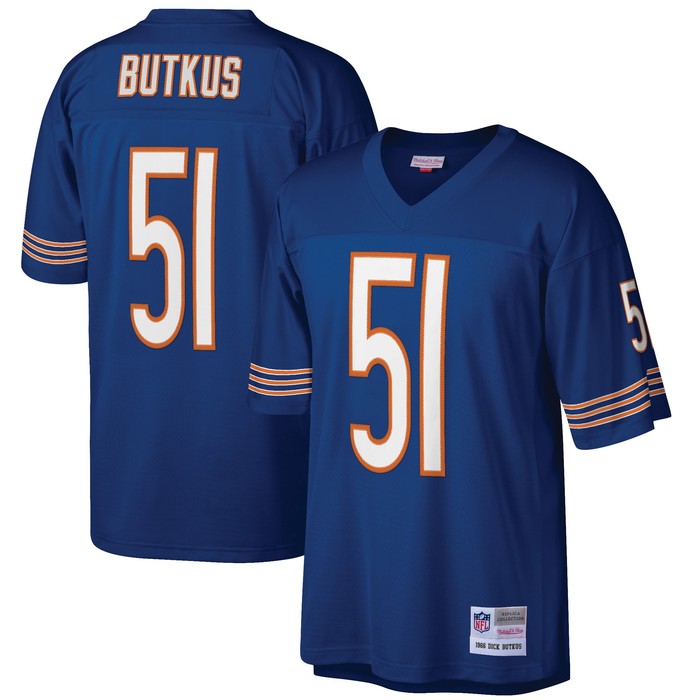 Dick Butkus Chicago Bears Mitchell & Ness Retired Player Legacy Replica Jersey - Navy Nfl