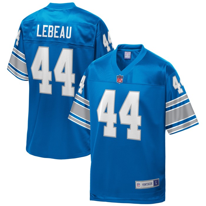 Dick Lebeau Detroit Lions Nfl Pro Line Replica Retired Player Jersey - Royal Nfl - Cocomos