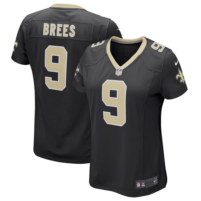 Drew Brees New Orleans Saints Nike Womens Game Player Jersey - Black