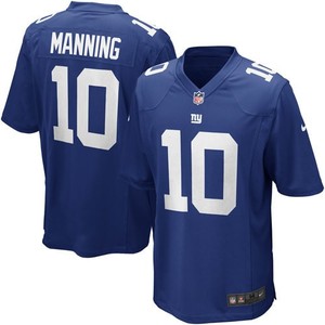 Eli Manning New York Giants Team Color Game Jersey Royal Blue Nfl