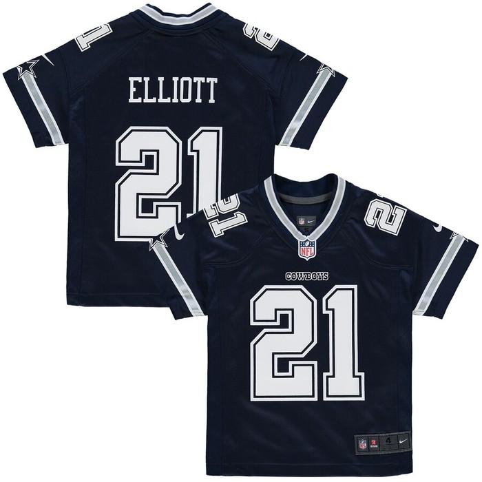 Ezekiel Elliott Dallas Cowboys Nike Preschool Game Jersey - Navy - Cocomos