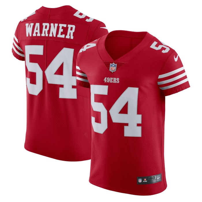 Fred Warner San Francisco 49ers Vapor Elite Jersey Scarlet Nfl - Cocomos