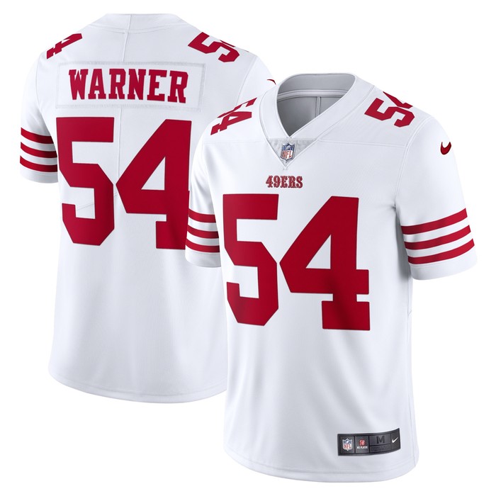 Fred Warner San Francisco 49ers Vapor Limited Jersey - White Nfl