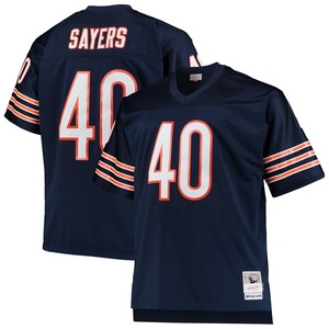 Gale Sayers Chicago Bears Mitchell & Ness Big & Tall 1969 Retired Player Replica Jersey - Navy Nfl