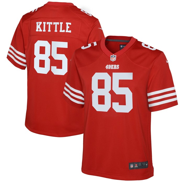 George Kittle San Francisco 49ers Game Jersey Scarlet Nfl