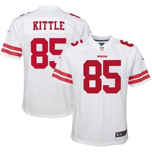 George Kittle San Francisco 49ers Player Game Jersey - White Nfl