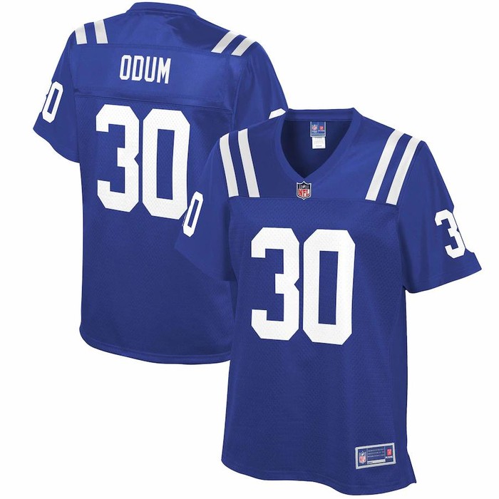 George Odum Indianapolis Colts Nfl Pro Line Womens Player Jersey - Royal - Cocomos