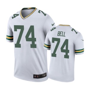 Green Bay Packers #74 Byron Bell Nike Color Rush White Jersey