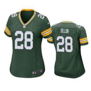 Green Bay Packers A.j. Dillon Green 2020 Nfl Draft Game Jersey - Cocomos