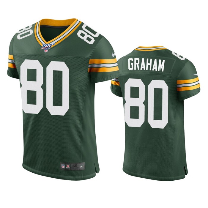 Green Bay Packers Jimmy Graham Green 100th Season Vapor Elite Jersey