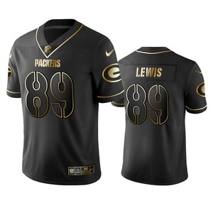 Green Bay Packers Marcedes Lewis Black Golden Edition 2019 Vapor Untouchable Limited Jersey - Mens