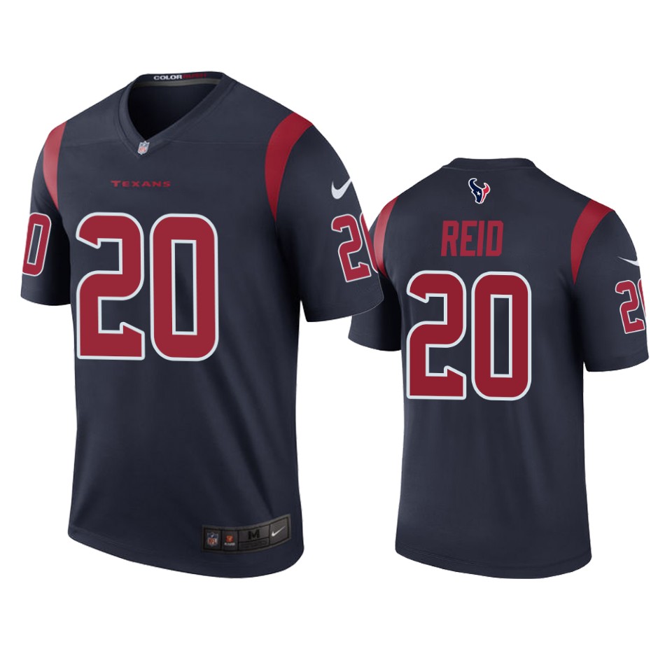 Houston Texans #20 Justin Reid Navy Color Rush Legend Jersey - Mens - Cocomos