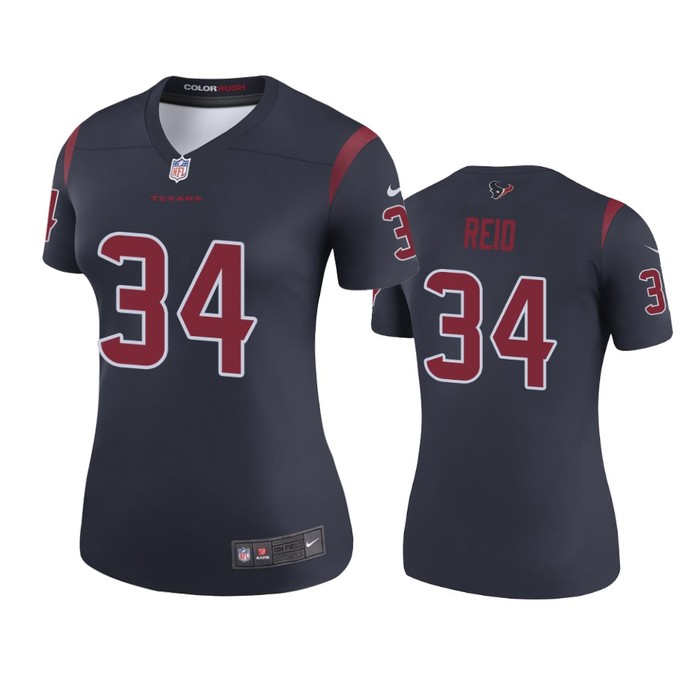 Houston Texans John Reid Navy Color Rush Legend Jersey