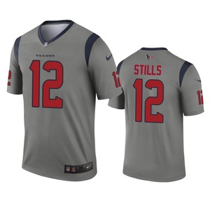 Houston Texans Kenny Stills Gray Inverted Legend Jersey