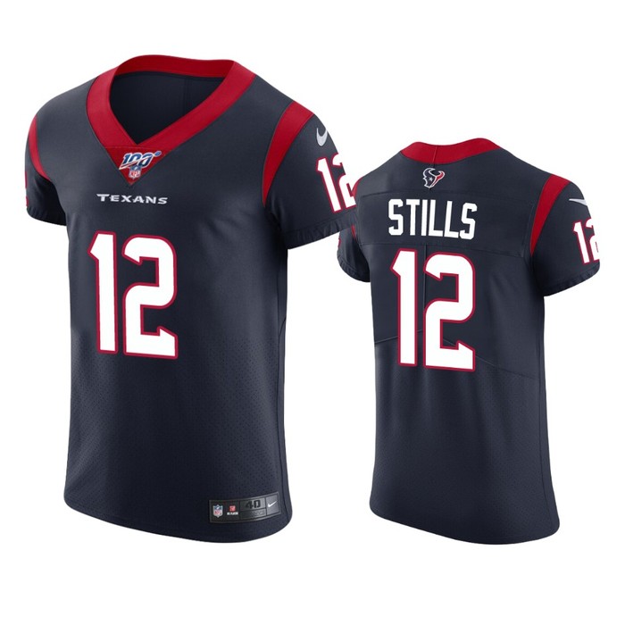 Houston Texans Kenny Stills Navy 100th Season Vapor Elite Jersey - Cocomos