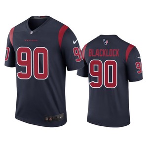 Houston Texans Ross Blacklock Navy Color Rush Legend Jersey