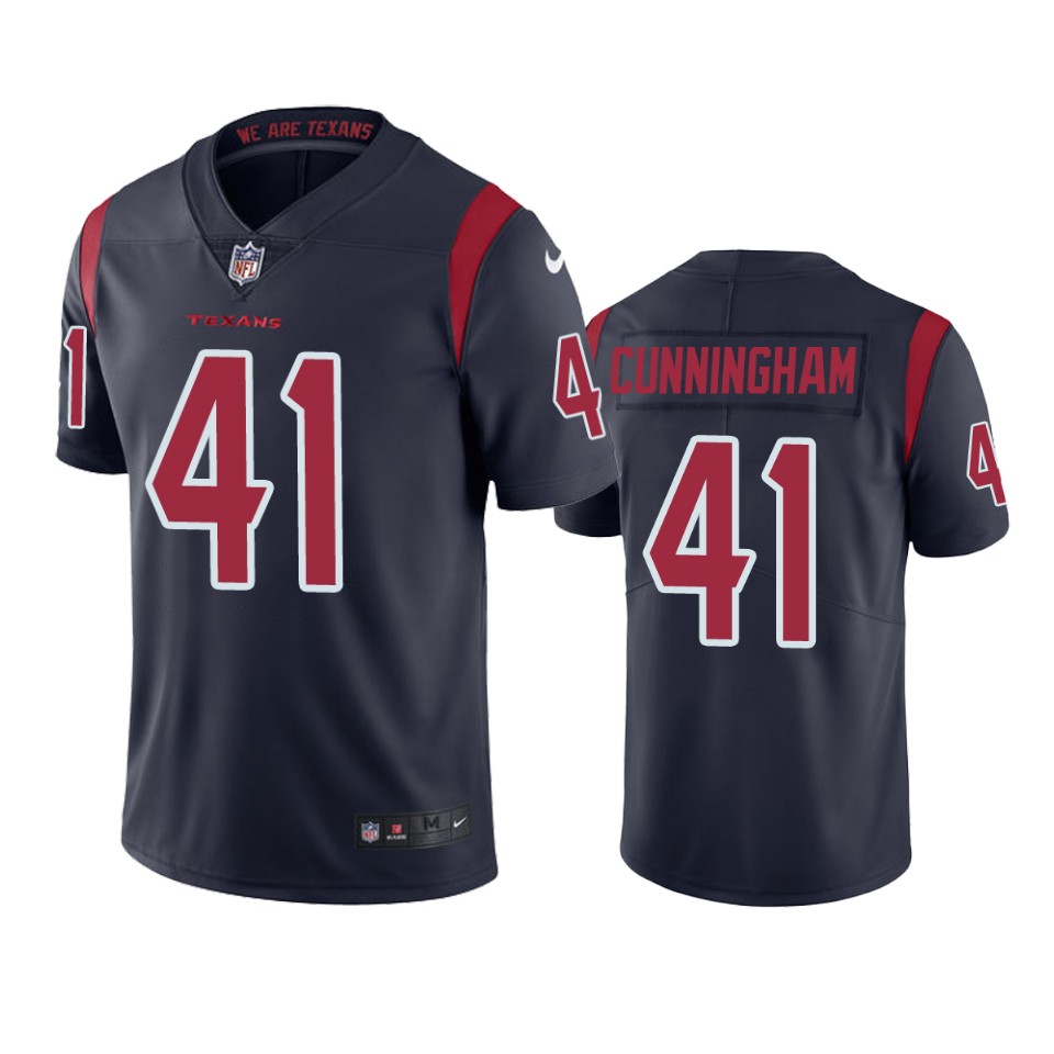 Houston Texans Zach Cunningham Navy Nike Color Rush Limited Jersey - Cocomos