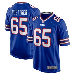 Ike Boettger Buffalo Bills Game Player Jersey - Royal Nfl