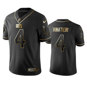 Indianapolis Colts Adam Vinatieri Black Golden Edition 2019 Vapor Untouchable Limited Jersey - Mens