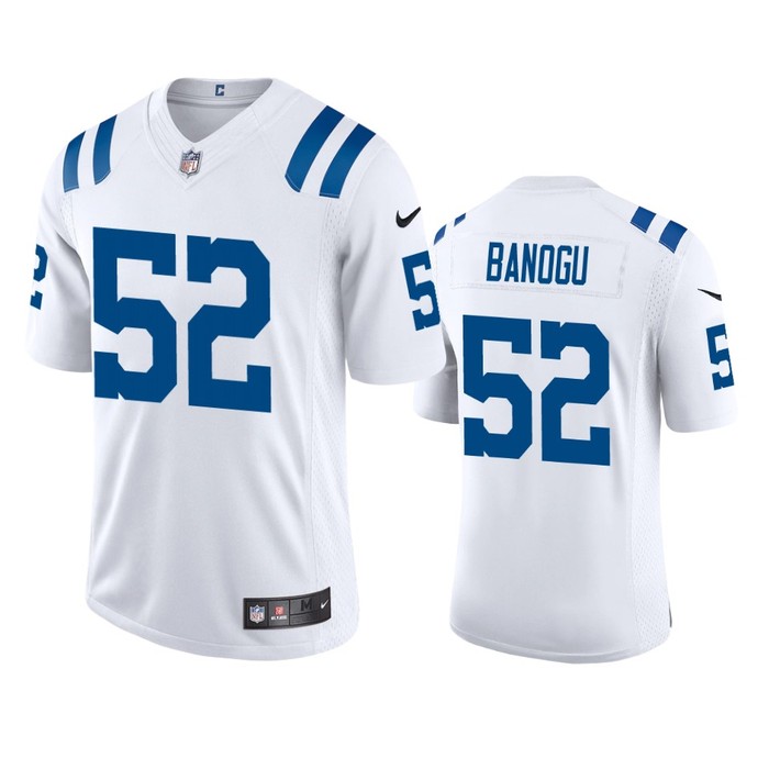 Indianapolis Colts Ben Banogu White 2020 Vapor Limited Jersey - Mens