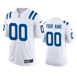 Indianapolis Colts Custom White 2020 Vapor Limited Jersey - Mens