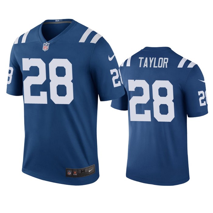 Indianapolis Colts Jonathan Taylor Royal Color Rush Legend Jersey