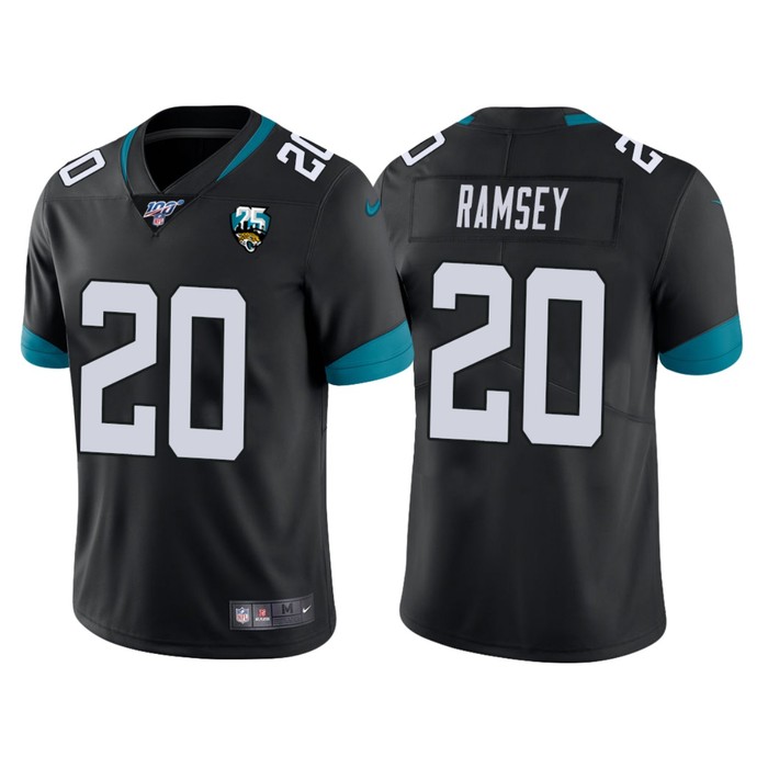 Jacksonville Jaguars 25th Anniversary Jalen Ramsey Black Vapor Limited Jersey