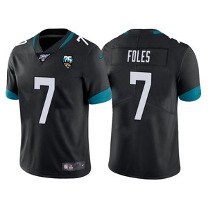 Jacksonville Jaguars 25th Anniversary Nick Foles Black Vapor Limited Jersey