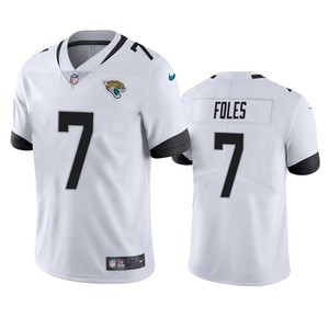 Jacksonville Jaguars #7 Nick Foles White Vapor Untouchable Limited Jersey - Mens