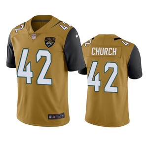 Jacksonville Jaguars Barry Church Gold Nike Color Rush Limited Jersey