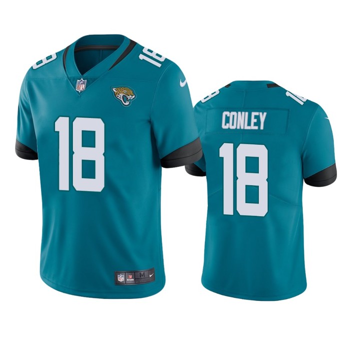 Jacksonville Jaguars Chris Conley Teal Vapor Untouchable Limited Jersey