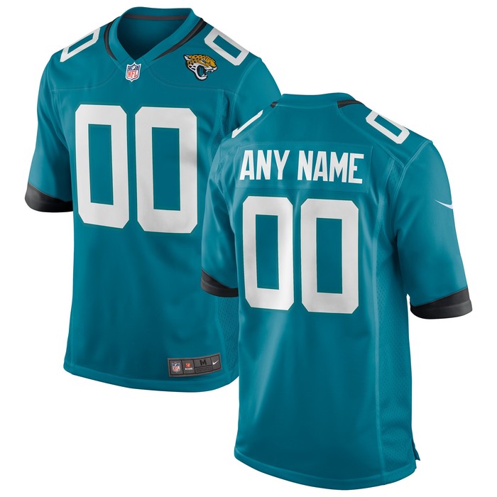 Jacksonville Jaguars Custom Game Jersey Teal Custom Jerseys Nfl - Cocomos