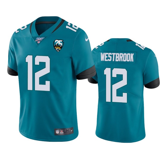 Jacksonville Jaguars Dede Westbrook Teal 25th Anniversary Vapor Limited Jersey - Cocomos