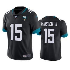 Jacksonville Jaguars Gardner Minshew Black 25th Anniversary Vapor Limited Jersey - Cocomos