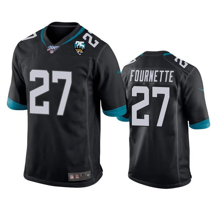 Jacksonville Jaguars Leonard Fournette Black 25th Anniversary Game Jersey