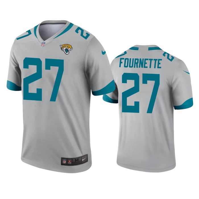 Jacksonville Jaguars Leonard Fournette Silver Inverted Legend Jersey - Cocomos