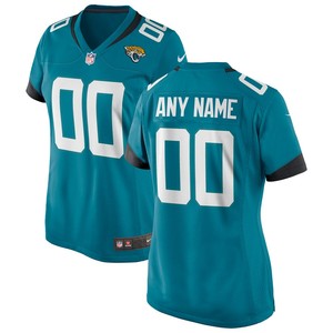 Jacksonville Jaguars Nike Womens Custom Alternate Game Jersey - Teal