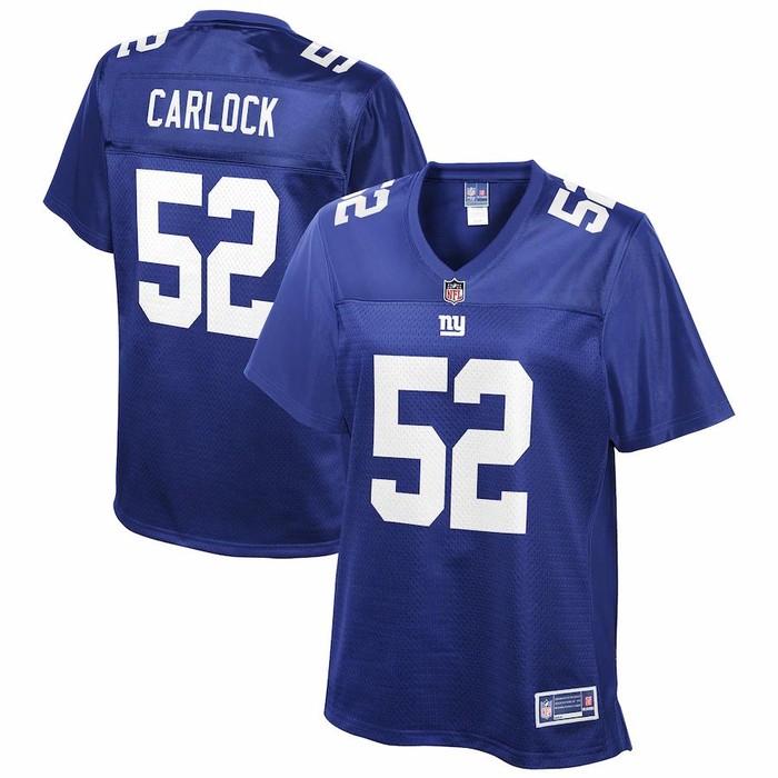 Jake Carlock New York Giants Nfl Pro Line Womens Player Jersey - Royal