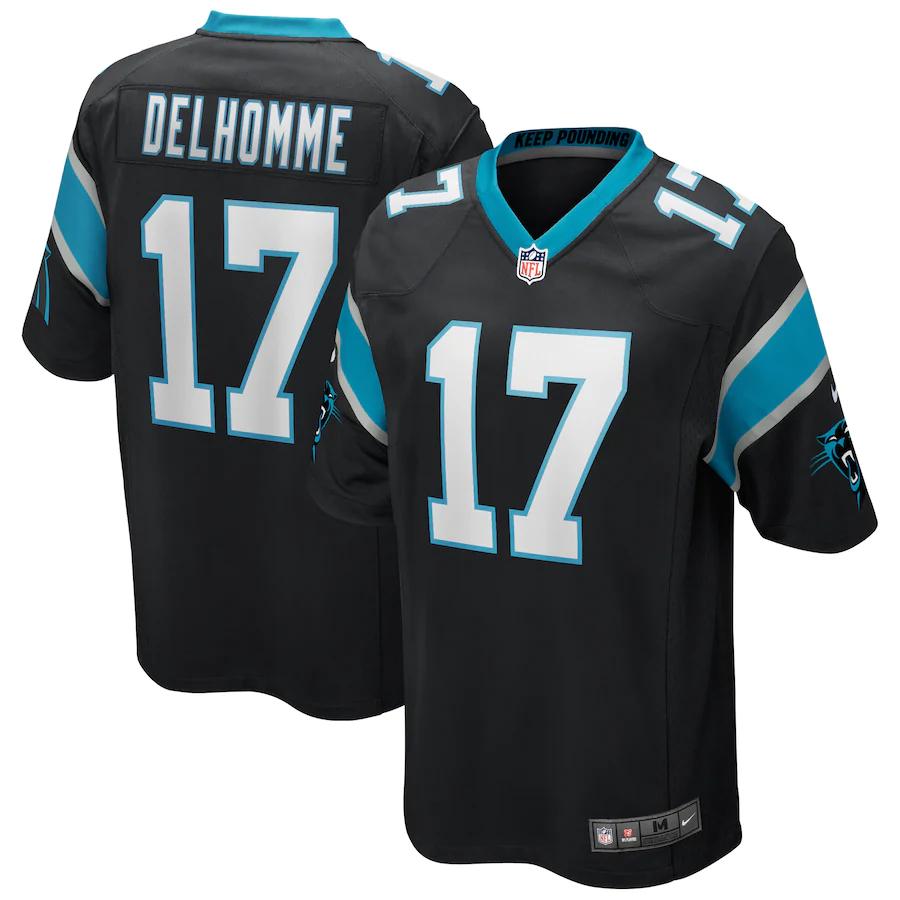 Jake Delhomme Carolina Panthers Nike Game Retired Player Jersey - Black - Cocomos