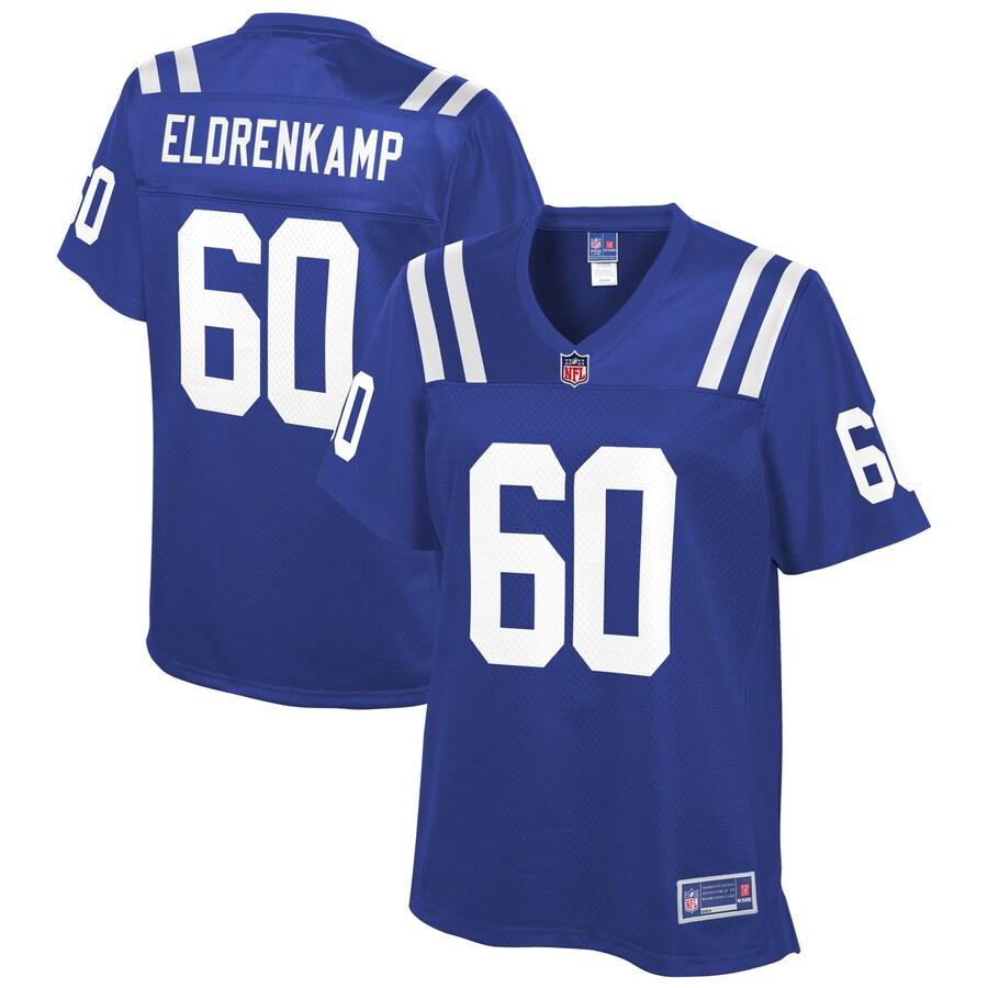 Jake Eldrenkamp Indianapolis Colts Nfl Pro Line Womens Team Player Jersey - Royal - Cocomos