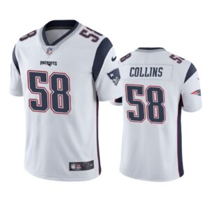 Jamie Collins New England Patriots White Vapor Limited Jersey - Cocomos