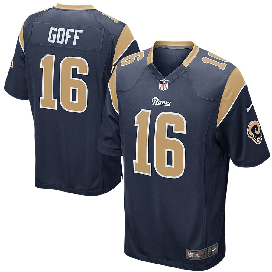 Jared Goff Los Angeles Rams Nike Youth Game Jersey - Navy - Cocomos