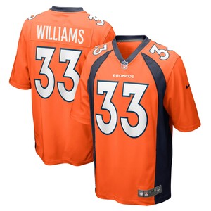 Javonte Williams Denver Broncos Player Game Jersey - Orange Nfl - Cocomos